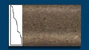 Плинтус пробковый ArtCorkDesing С 105 (Колер 7) 18x45x910 мм в Сыктывкаре
