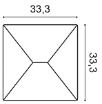 Декоративная панель Orac W106 (33.3x33.3x2.9 см) в Сыктывкаре