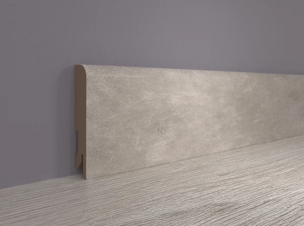 Плинтус MDF Bonkeel 24066 Бетон Лофт Светлый (100х16х2400 мм) в Сыктывкаре