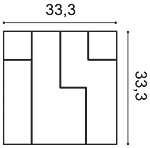 Декоративная панель Orac W102 (33.3x33.3x2.5 см) в Сыктывкаре