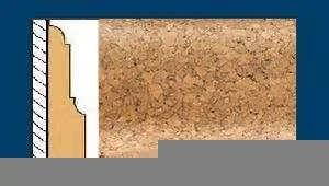 Плинтус пробковый ArtCorkDesing С 103 (Колер 8) 12х65х910 мм в Сыктывкаре
