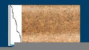 Плинтус пробковый ArtCorkDesing С 105 (Колер 8) 18x45x910 мм в Сыктывкаре