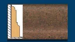 Плинтус пробковый ArtCorkDesing С 103 (Колер 11) 12х65х910 мм в Сыктывкаре