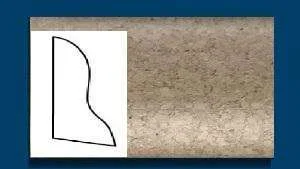 Плинтус пробковый ArtCorkDesing С 102 (Колер 6) 20x40x910 мм в Сыктывкаре