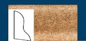 Плинтус пробковый ArtCorkDesing С 102 (Колер 8) 20x40x910 мм в Сыктывкаре