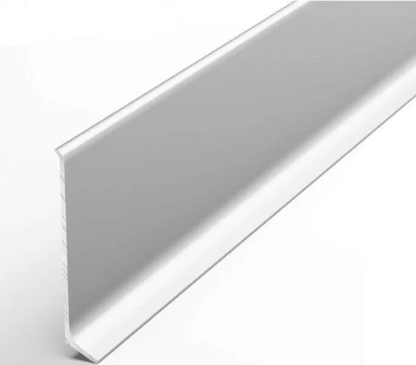 Алюминиевый плинтус Bonkeel ПЛ60 501л Серебро Люкс (58,5х11,2х2500мм) в Сыктывкаре