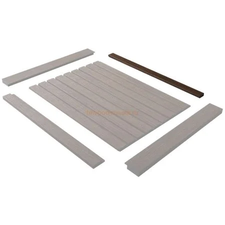 Финишный молдинг LF124B BR396 левый декорированный (31х12х2700мм) в Сыктывкаре