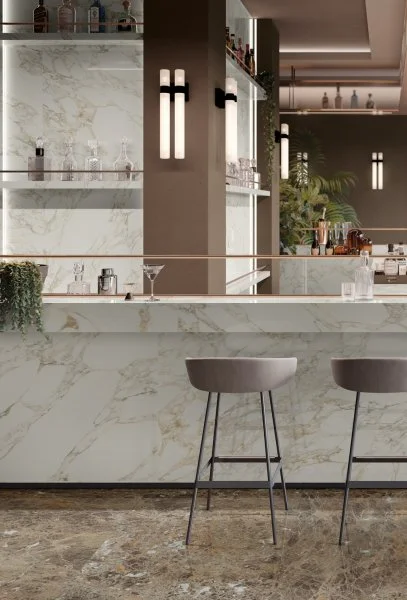 Керамогранит Italon Шарм Делюкс Арабескато Уайт 80х160 (Люкс и реттифицированная) в Сыктывкаре