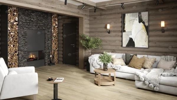 Кварц-виниловая плитка Alpine Floor Premium XL Дуб Сливочный ЕСО 7-19, 8 мм. 43 класс в Сыктывкаре