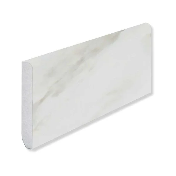 Кварцевый плинтус Fargo 6089-1 Белый Мрамор 80х11х2200 мм в Сыктывкаре