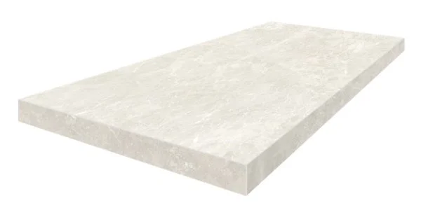 Керамогранит Coliseum Да Винчи Уайт Ступень угловая левая (Натуральный, 33х60) в Сыктывкаре