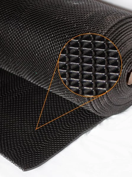 Грязезащитное рулонное покрытие ЗигЗаг Черный 5 мм (0,9 м) Китай в Сыктывкаре