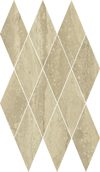 Керамогранит Italon Шарм Эдванс Травертино 28х48 мозаика Даймонд (Люкс) в Сыктывкаре