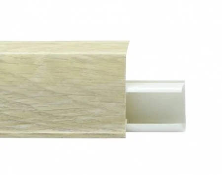 Пластиковый плинтус Royce №508 Серый Опем (55х23х2200мм) в Сыктывкаре