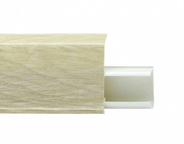 Пластиковый плинтус Royce №508 Серый Опем (55х23х2200мм) в Сыктывкаре