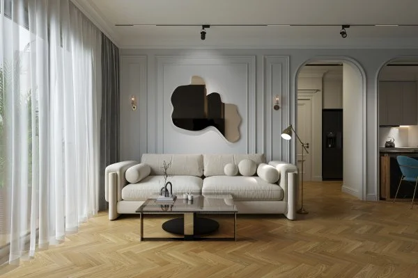 Паркетная доска Quartz Parquet Штучный паркет Вяз Кенигсберг 44-550-62 в Сыктывкаре