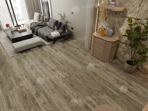 Каменно-полимерная плитка Alpine Floor Grand Sequoia Village Венге Грей ECO 11-807 4мм, 43 класс в Сыктывкаре