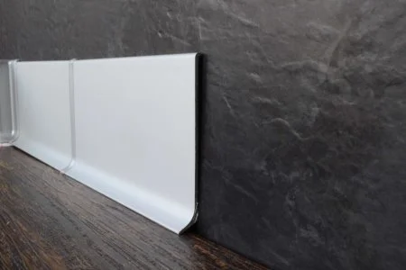 Алюминиевый плинтус ЭлитПроф Анодированный Плоский (80х11х2500 мм) в Сыктывкаре