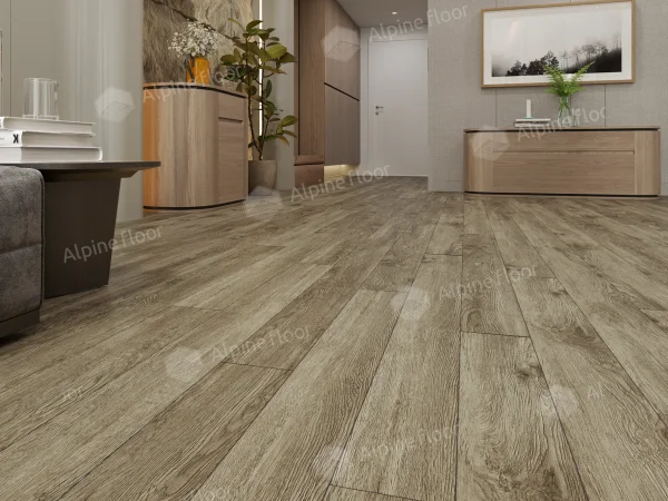 Каменно-полимерная плитка Alpine Floor Grand Sequoia Village Венге Грей ECO 11-807 4мм, 43 класс в Сыктывкаре