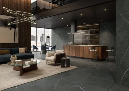 Керамогранит Italon Метрополис Империал Блэк 120х278 (Натуральная и Реттифицированная) в Сыктывкаре