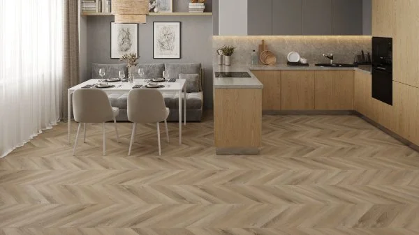 Кварц-виниловая плитка Alpine Floor Chevron Дуб Синистра ECO 20-6 (2,5 мм. 43 класс) в Сыктывкаре