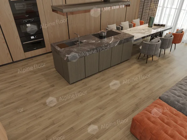 Каменно-полимерная плитка Alpine Floor Grand Sequoia Village Вайпуа ECO 11-1907 4мм, 43 класс в Сыктывкаре