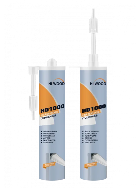 Монтажно-стыковочный клей HiWood HD1000 Белый 280 ml в Сыктывкаре