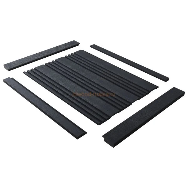 Финишный молдинг LF124B BK114K левый декорированный (31х12х2700мм) в Сыктывкаре