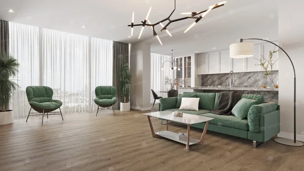 Каменно-полимерная плитка Alpine Floor Solo Ларгетто ECO 14-3, 3,5 мм 34 класс в Сыктывкаре