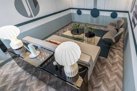 Пробковое покрытие CorkStyle Chevron Silver в Сыктывкаре