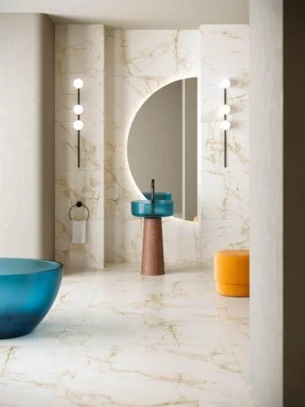 Керамогранит Coliseum Канова Уайт 60х120 (Натуральный и Реттифицированный) в Сыктывкаре