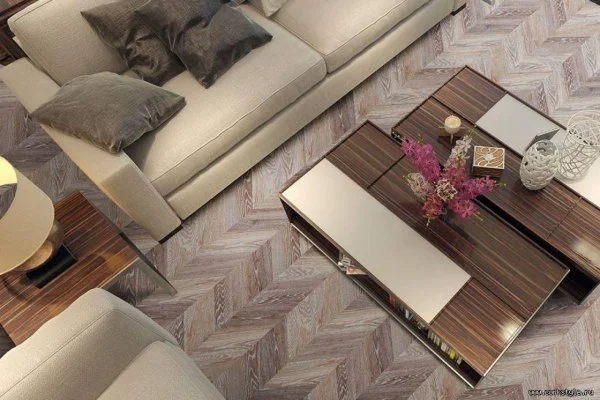 Пробковое покрытие CorkStyle Chevron Brown (1235*305*6 мм) HC в Сыктывкаре