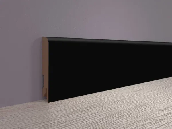 Плинтус MDF Bonkeel 24032 Чёрный Софт (100х16х2400 мм) в Сыктывкаре