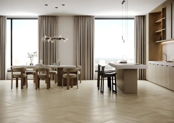 Паркетная доска Quartz Parquet Английская Ёлка Дуб Испанский 33-404 в Сыктывкаре