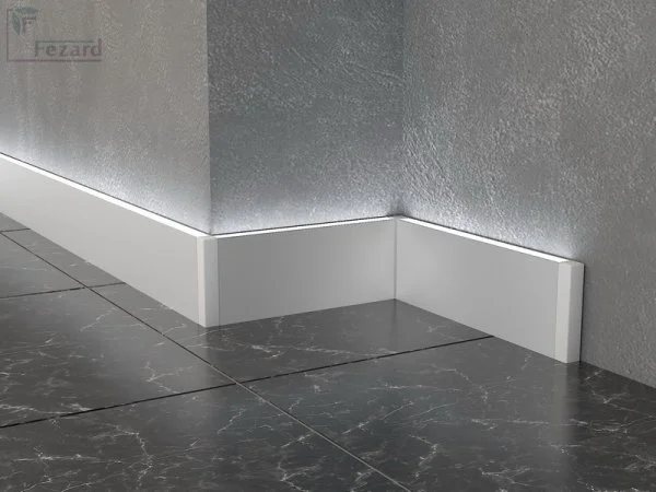 Алюминиевый плинтус Fezard Кабельный ALP-G80-LA Алюминий 80*15*2500 мм в Сыктывкаре