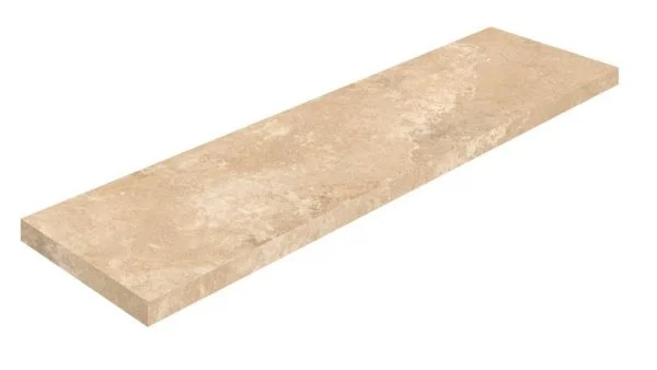 Керамогранит Coliseum Аурелия Беж Ступень угловая левая (Натуральный, 33х120) в Сыктывкаре