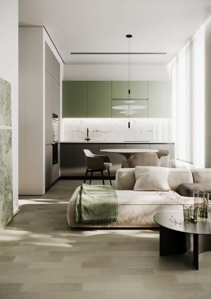 Паркетная доска Quartz Parquet Штучный паркет Дуб Лунный 44-1258-08 в Сыктывкаре