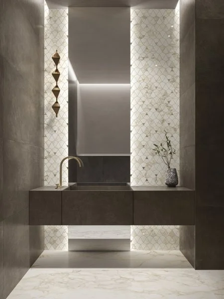 Керамогранит Italon Этернум Каррара Мозаика Вертекс 25.8х30 (Натуральная) в Сыктывкаре