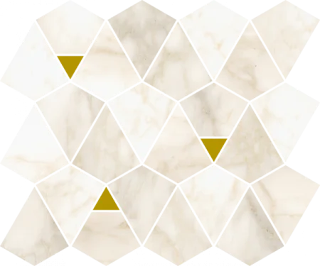 Керамогранит Italon Этернум Каррара Мозаика Вертекс 25.8х30 (Натуральная) в Сыктывкаре