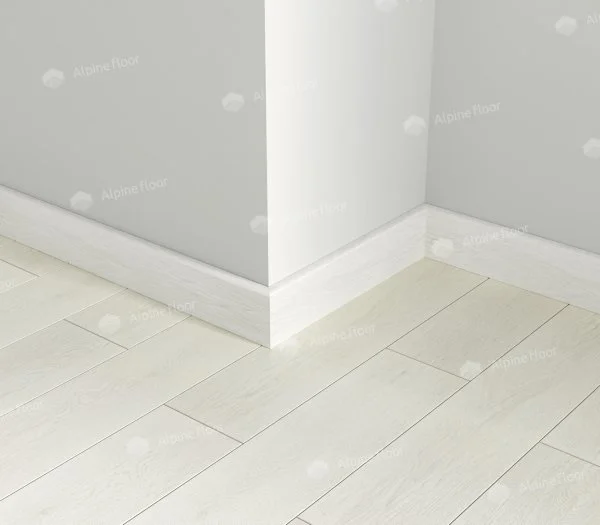 Кварцевый плинтус Alpine Floor Parquet Light 13-0 Белый в Сыктывкаре