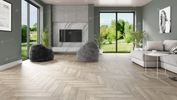 Кварц-виниловая плитка Alpine Floor Parquet Дуб Натуральный Отбеленный ЕСО 16-5 2.5 мм. 43 класс в Сыктывкаре