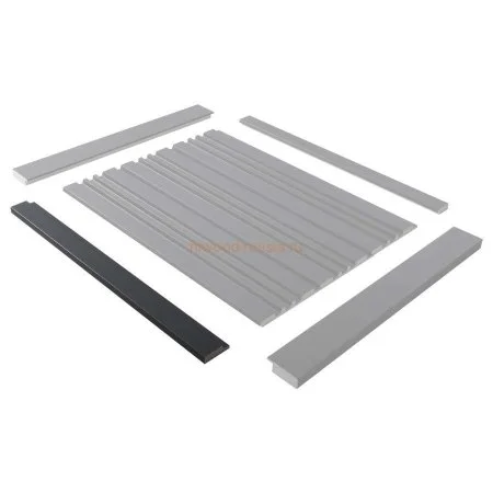 Финишный молдинг LF124A GR3 правый декорированный (42х12х2700мм) в Сыктывкаре