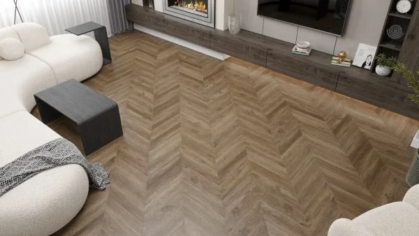Кварц-виниловая плитка Alpine Floor Chevron Макадамия ECO 20-5 (2,5 мм. 43 класс) в Сыктывкаре