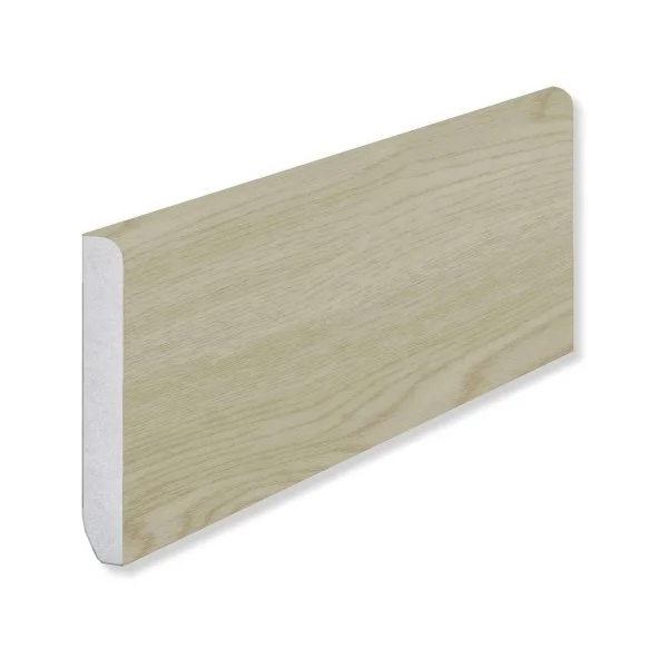 Кварцевый плинтус Fargo 18001-35 Ясень Белый 80х11х2200 мм в Сыктывкаре