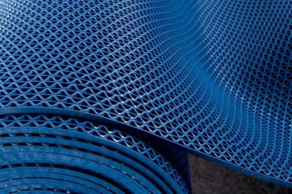 Грязезащитное рулонное покрытие ЗигЗаг Синий 4,5 мм (1,2 м) Китай в Сыктывкаре