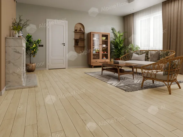 Каменно-полимерная плитка Alpine Floor Grand Sequoia Village Камфора ECO 11-507 4мм, 43 класс в Сыктывкаре