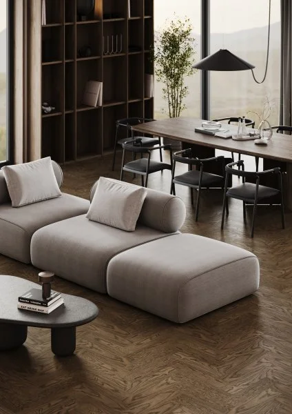 Паркетная доска Quartz Parquet Штучный паркет Дуб Брауни 44-413 в Сыктывкаре