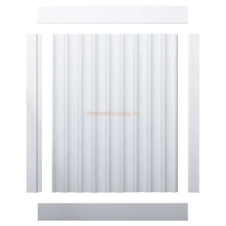 Финишный молдинг LF124A NP правый белый (42х12х2700мм) в Сыктывкаре