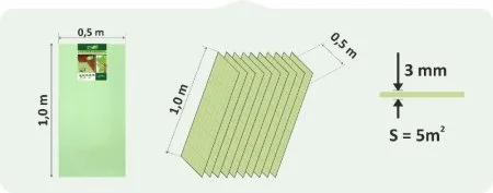 Подложка Солид 3мм листовая (5м2) в Сыктывкаре
