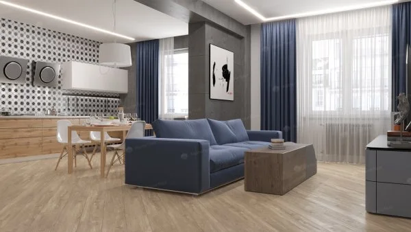 Кварц-виниловая плитка Alpine Floor Sequoia Секвойя Коньячная ECO 6-2 3.2 мм. 43 класс в Сыктывкаре